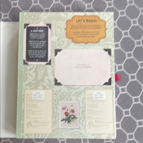 *Host Pick* Uncommon Goods Gold and Cream Letter Book for Mother and Daughter - Picture 4 of 10